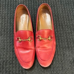 Gucci leather loafers